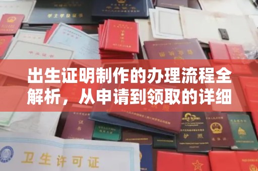 溧水出生证明制作的办理流程全解析，从申请到领取的详细指南